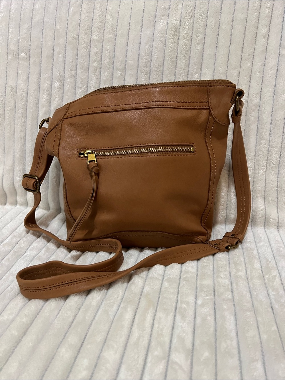 The Sak Collection Tan Leather Crossbody
